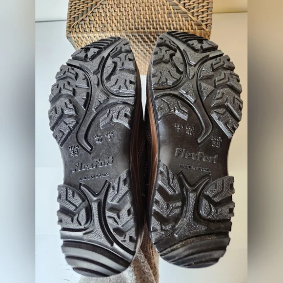 FlexFort Botinas Flex Nubuck Slip-On Stretch Side Outdoor Ankle Boots